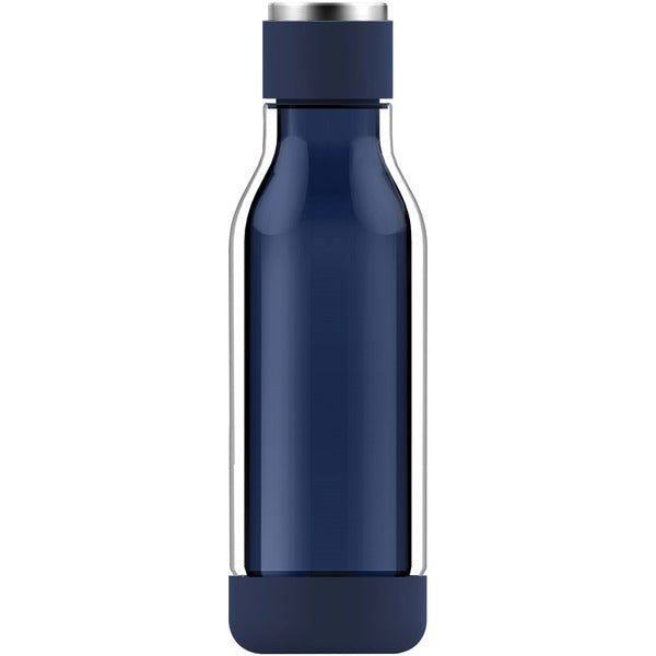 17-Ounce Inner Peace Glass Water Bottle (Blue)