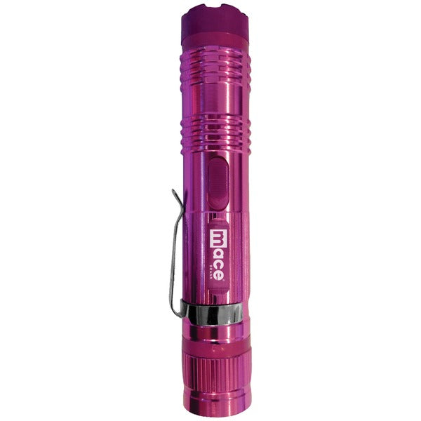 Compact Stun Gun with Flashlight (Pink)