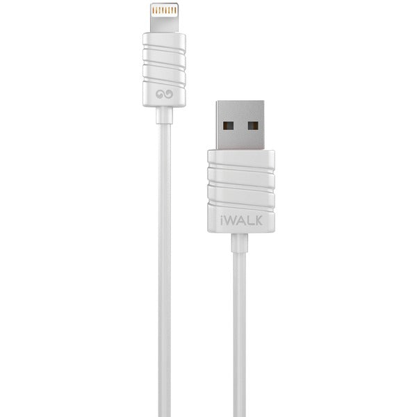 Twister Charge & Sync Lightning(R) to USB Cable, 6.6ft (White)
