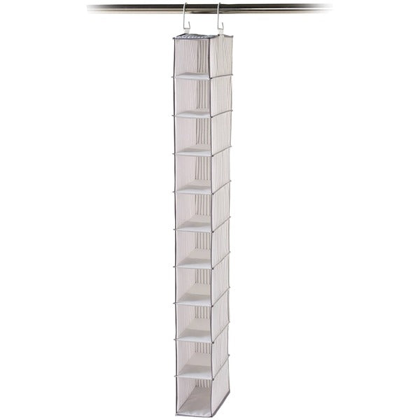 Pixelated Collection 10-Shelf Shoe Organizer with VELCRO(R)