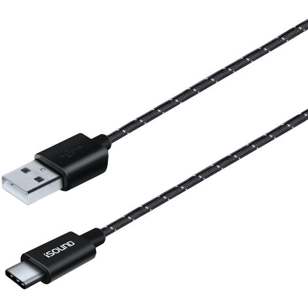 Heavy-Duty Braided USB-A to USB-C(TM) Charge & Sync Cable, 4ft