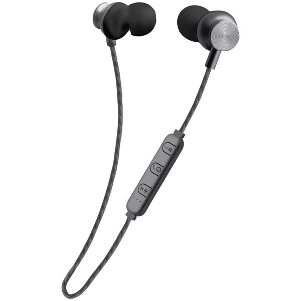 SMOOTH SOUND Stereo Bluetooth(R) In-Ear Earphones with Microphone (Black)
