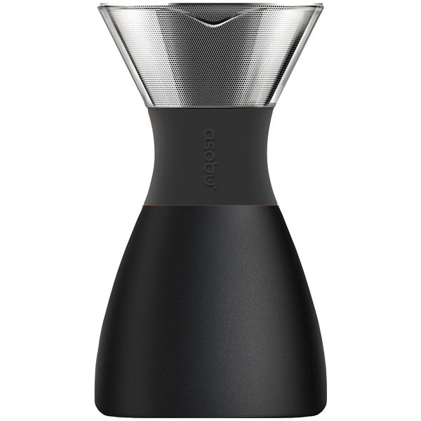 32-Ounce PourOver Insulated Coffee Maker (Black)