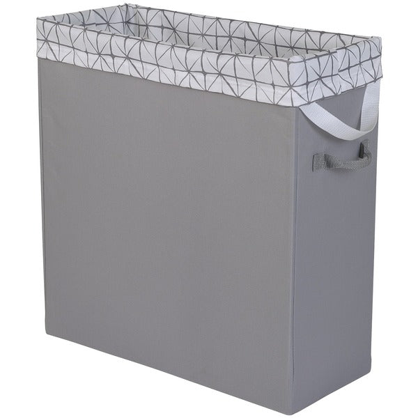 Slim Space-Saving Fabric Laundry Hamper with EVERFRESH(R) Odor Control