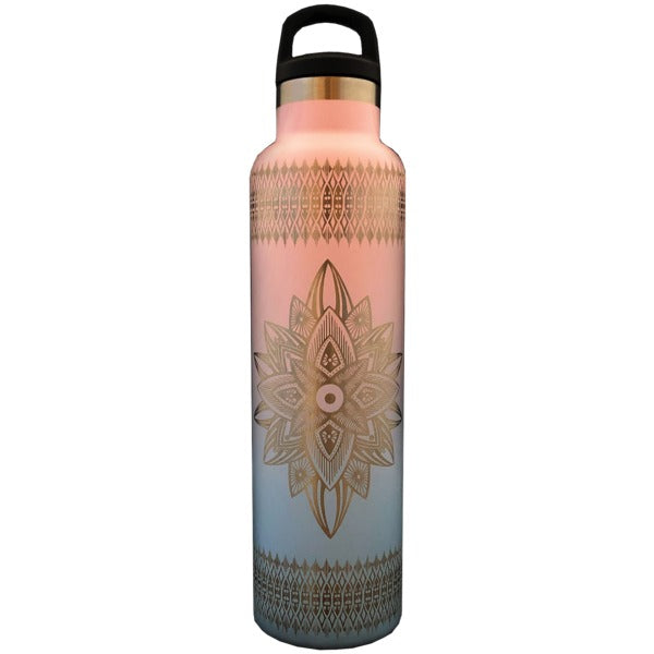 24-Ounce Lotus Bloom Water Bottle (Pink)