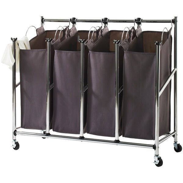 Rolling Easy-Reach Quad Laundry Sorter with EVERFRESH(R) Odor Control