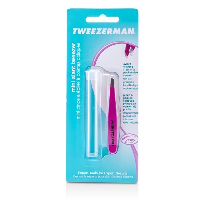 Mini Slant Tweezer - Flamingo Pink/neon Pink - -