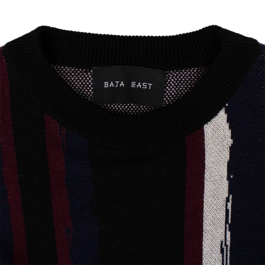 Woodstock Crew Sweater - Black / Red