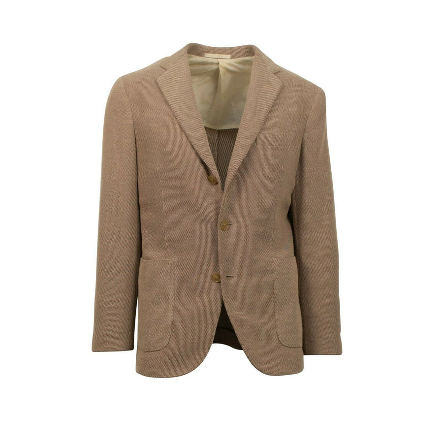 Drop 8 3 Roll 2 Button Wool Blend Sport Coat - Light Brown