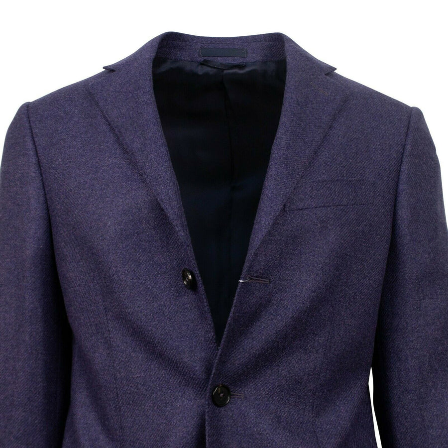 Drop 6 3 Roll 2 Button Cashmere Sport Coat - Purple