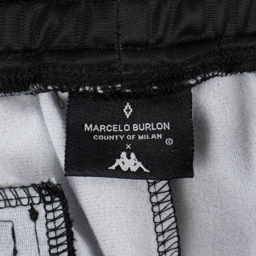 Kappa Logo Stripe Gradient Jersey Pants - Black / Blue