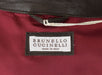 BRUNELLO CUCINELLI Brown Leather Zip-Up Jacket