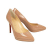 'Pigalle Plato' Leather Heels - Nude
