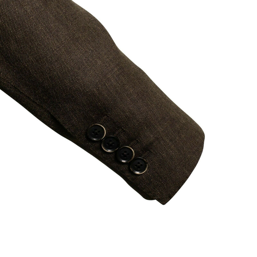 Drop 8 Double Breasted Wool Blend Sport Coat - Brown