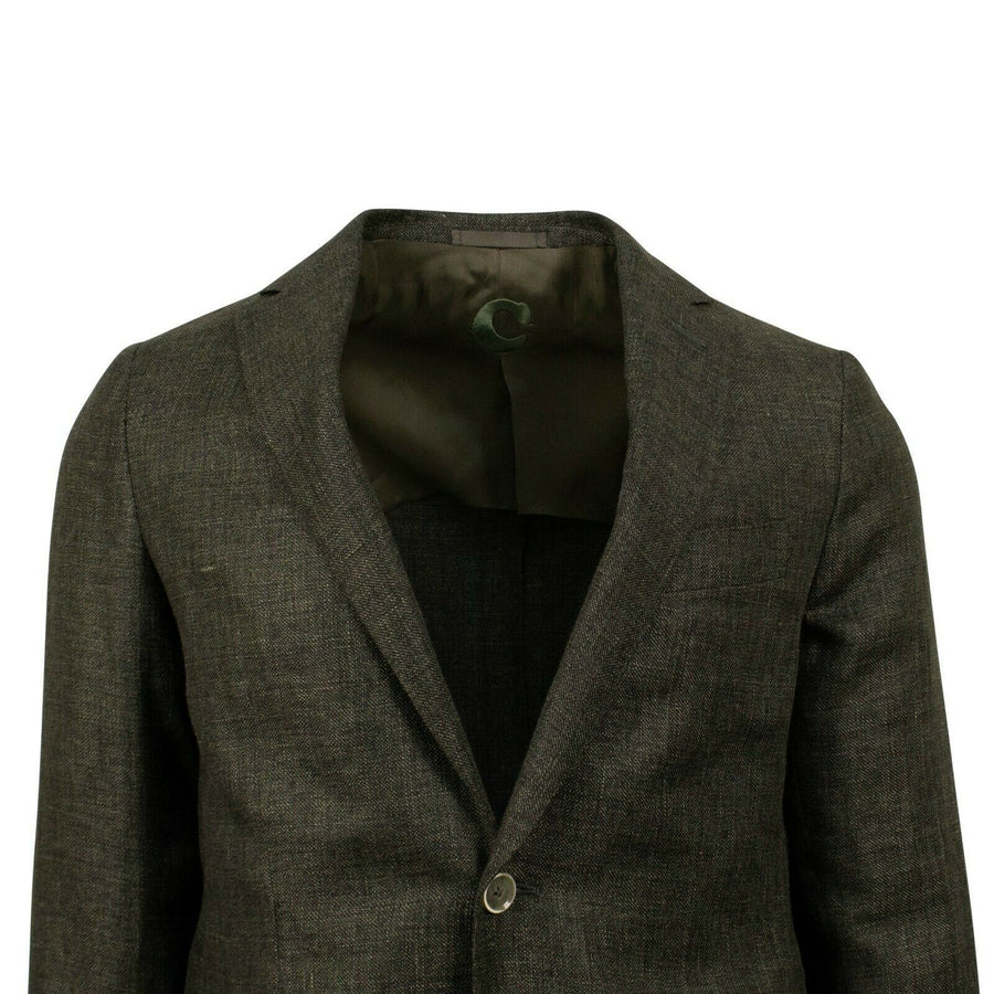 Drop 8 Linen Blend Two Button Sport Coat - Green