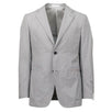 Drop 7 Cotton Two Button Slim/Trim Fit Suit - Light Grey
