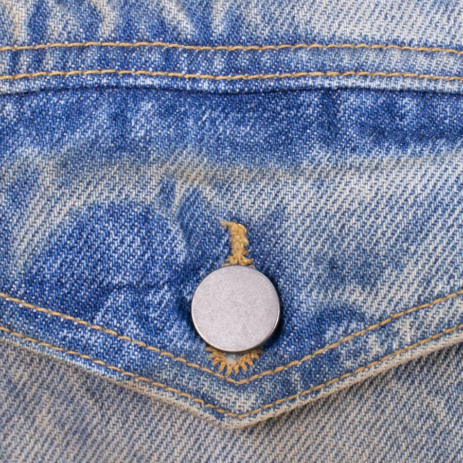 Mechanic Wash Denim Trucker Detachable Hood Jacket - Faded Denim