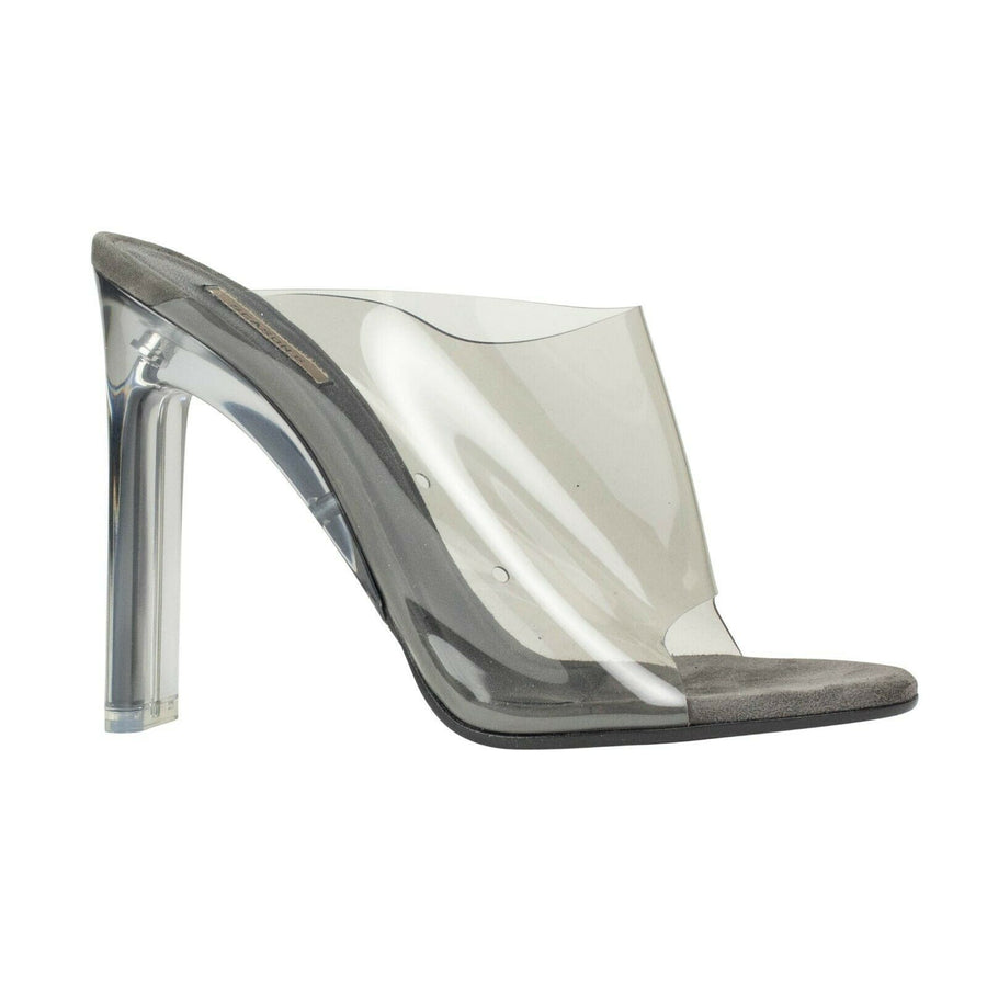 Season 6 PVC Mules Pumps - Smoky Gray