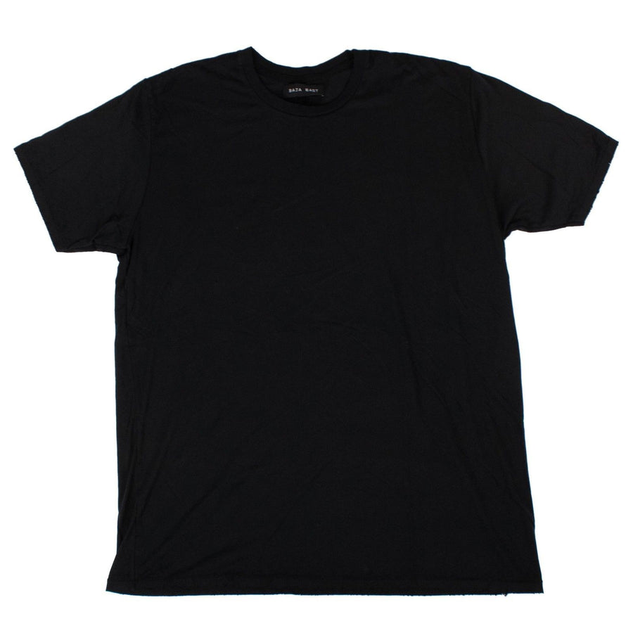 Embassy Distressed Short Sleeve T-Shirt - Black