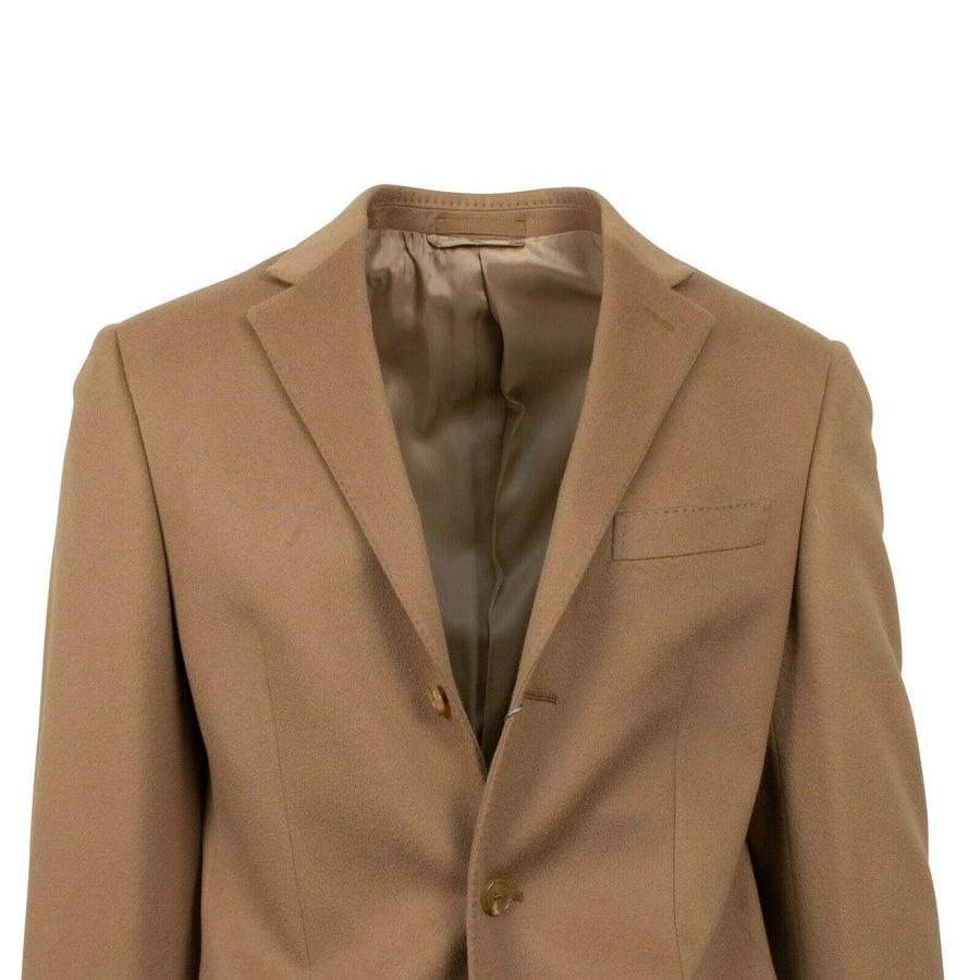 Drop 6 3 Roll 2 Button Wool Sport Coat - Camel