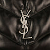 Loulou Puffer Medium Quilted Lambskin Leather Handbag - Black