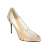 Sucre Glace PVC 85mm Pumps - Gold