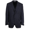 Wool 2 Button 3 Piece Classic Fit Suit - Black