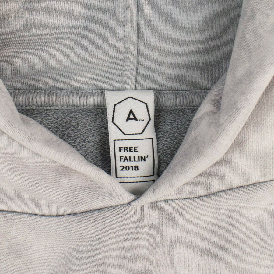 Perfect Trucker Pullover Hoodie - Acid Gray