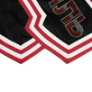 Chevron Cheerleader Top - Black / Red