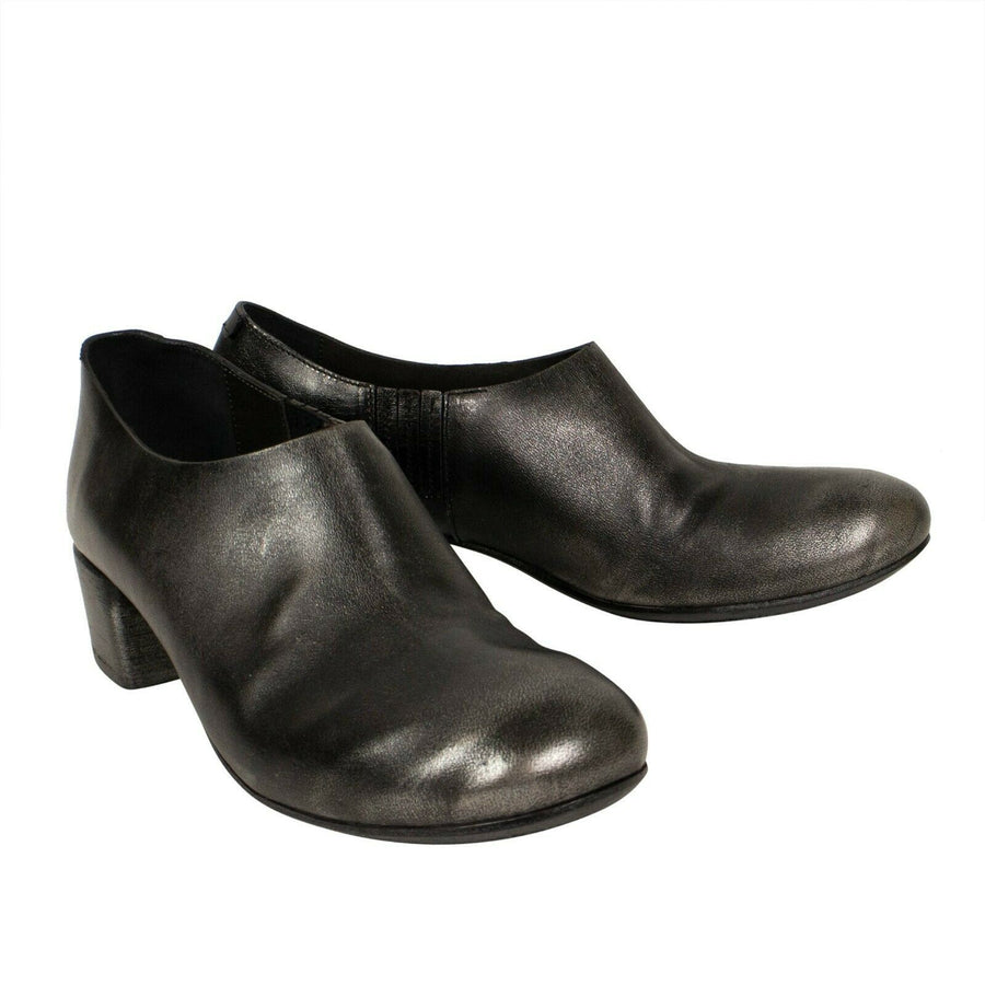 Bo Scarpa Iridescent Leather Pumps - Black