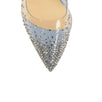 Degrastrass Pvc 100mm Crystal Pumps - Clear / Powder Blue