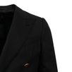 Drop 10 Double Breasted Wool Sport Coat - Black