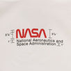 Cotton NASA Slogan Hoodie- White
