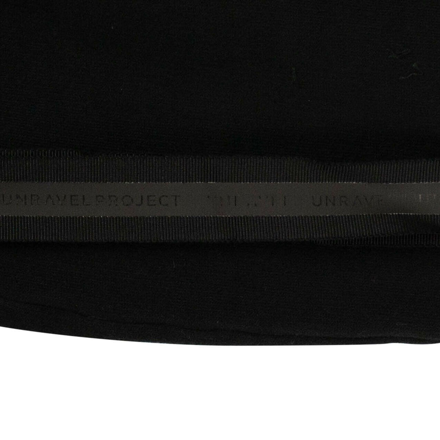 Cotton Drop-Crotch Sweatpants - Black