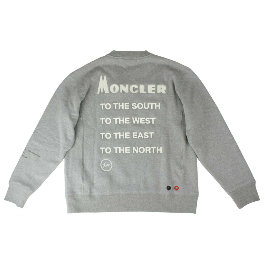 Moncler Fragment Hiroshi Fujiwara Crew Neck Sweater - Gray