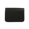 Grainy Leather 'TB' Monogram Medium Shoulder Bag - Black