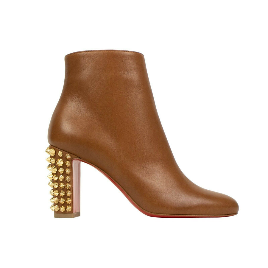 'Suzi Folk' 85mm Boots Heels - Brown