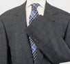 Cashmere Check 3/2 Button Sport Coat - Gray