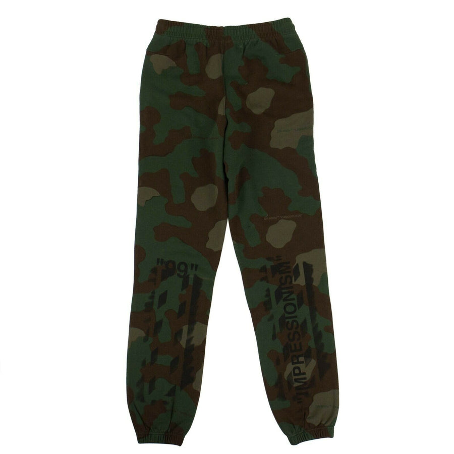 Camouflage Impressionism Pants - Green