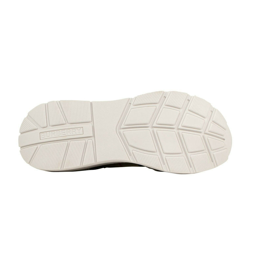 Cotton Vintage Check Sneakers - Beige