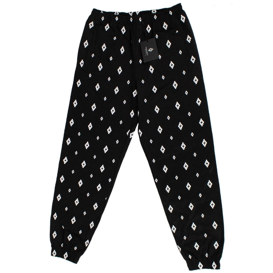 Cross Logo Pants - Black / White