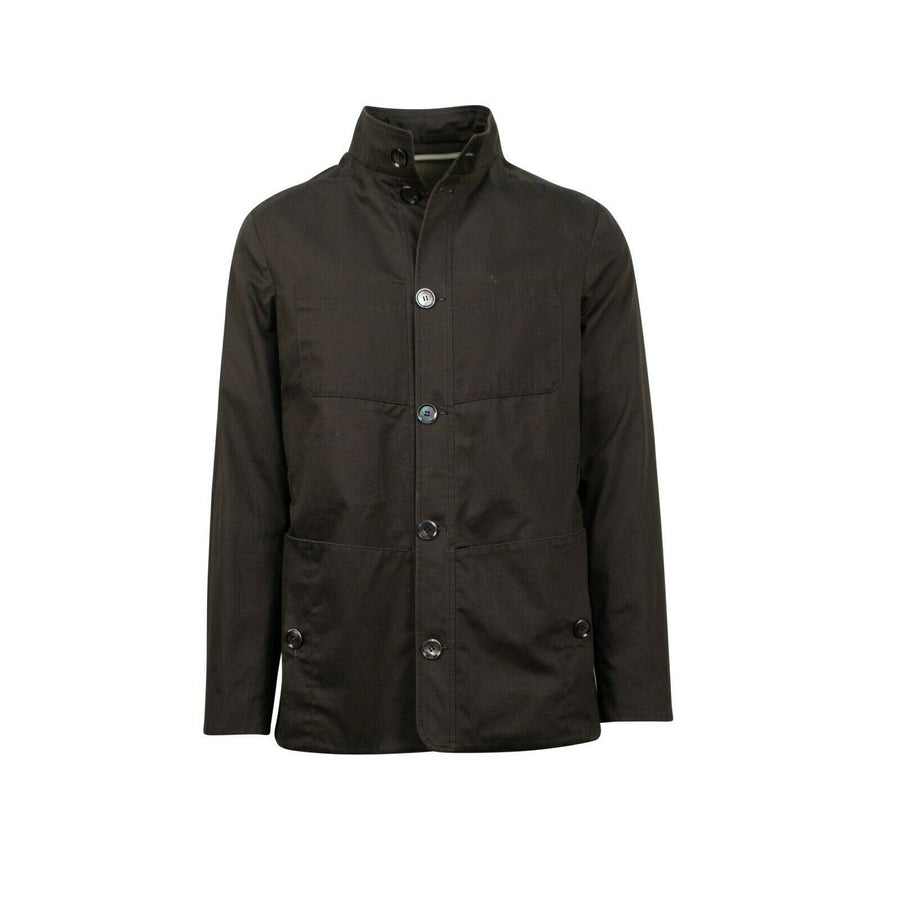 Cotton Short Jacket Coat - Gray