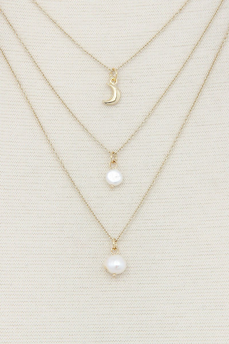 Sexy Chic Pearl 3 Layer Necklace