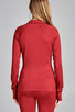 Ladies fashion solid track jacket