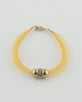 Stretch color mesh bead ball bracelet