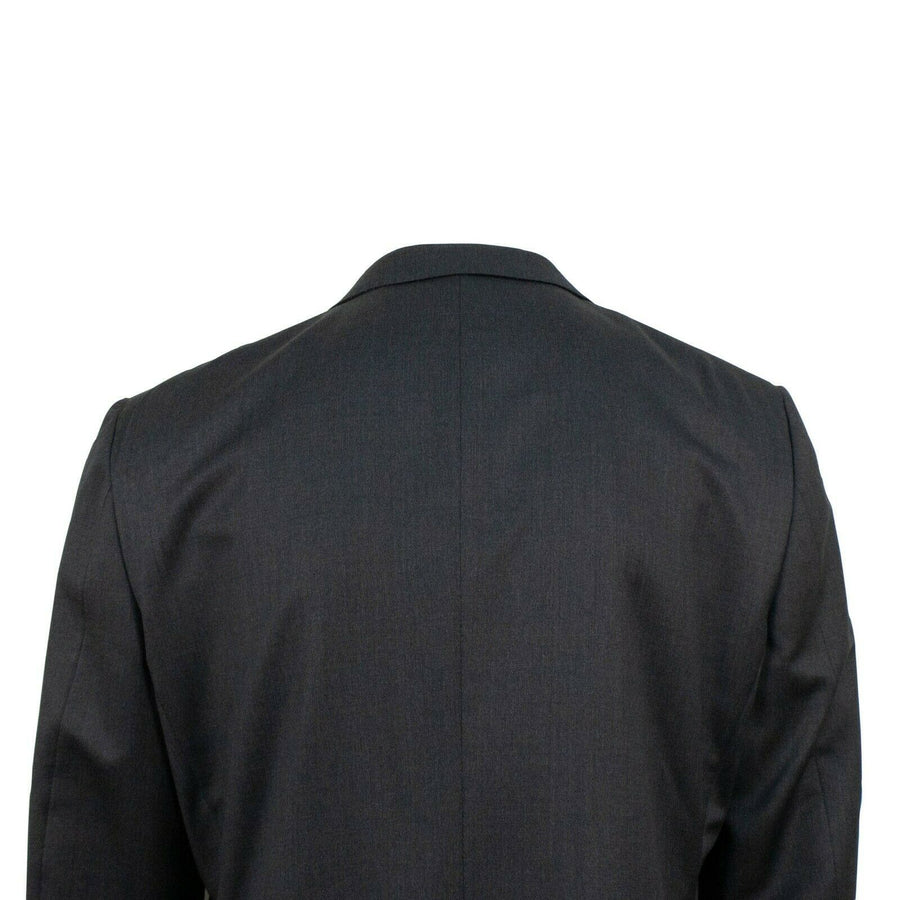 Wool Two Button Suit - Gray