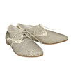 Colteldino Sheep Skin Leather Flats - White