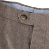 Brown Wool Blend Dress Pants