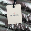 'Bady' Down Filled Quilted Puffer Coat - Silver