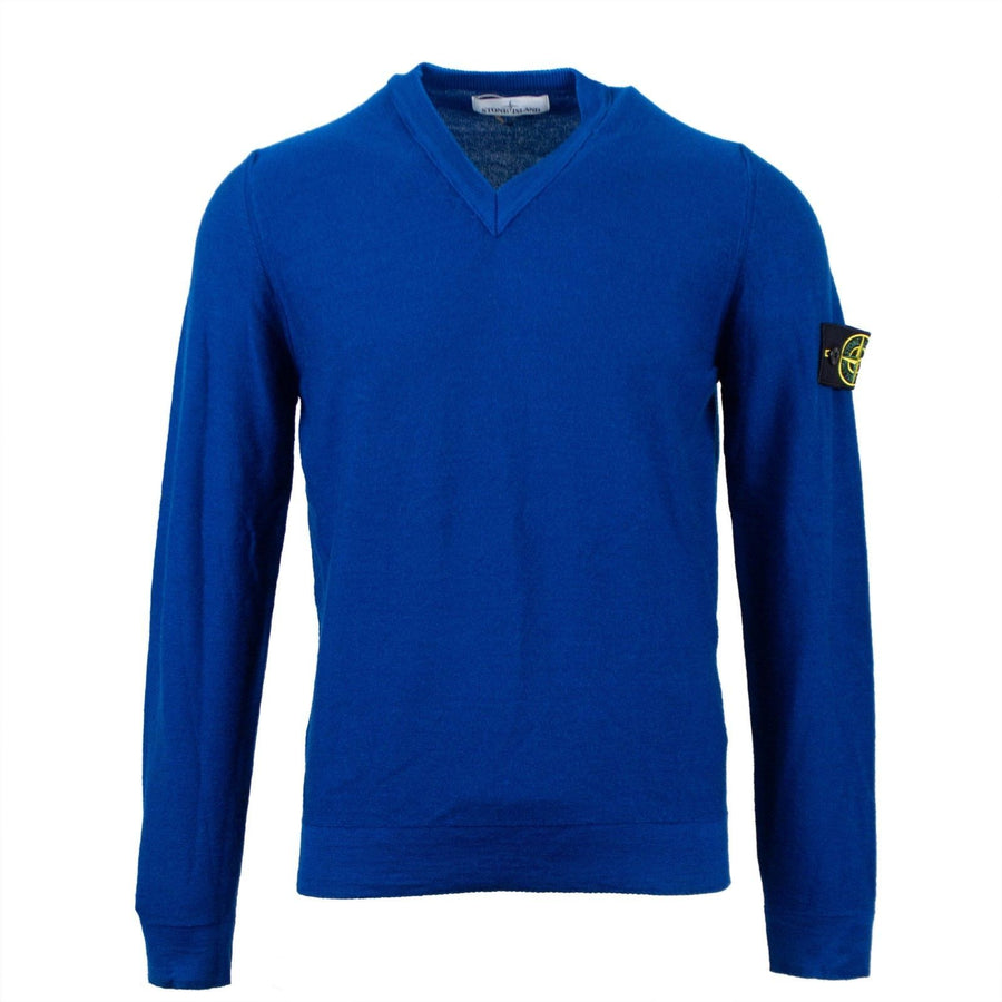 Bright Blue V-Neck Sweater